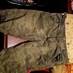 PrAna camo cargo shorts